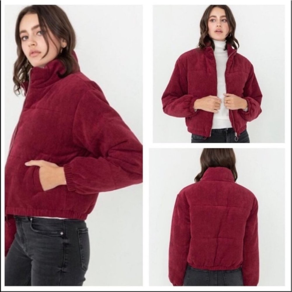 Levi's Burgundy Red Puffer Jacket